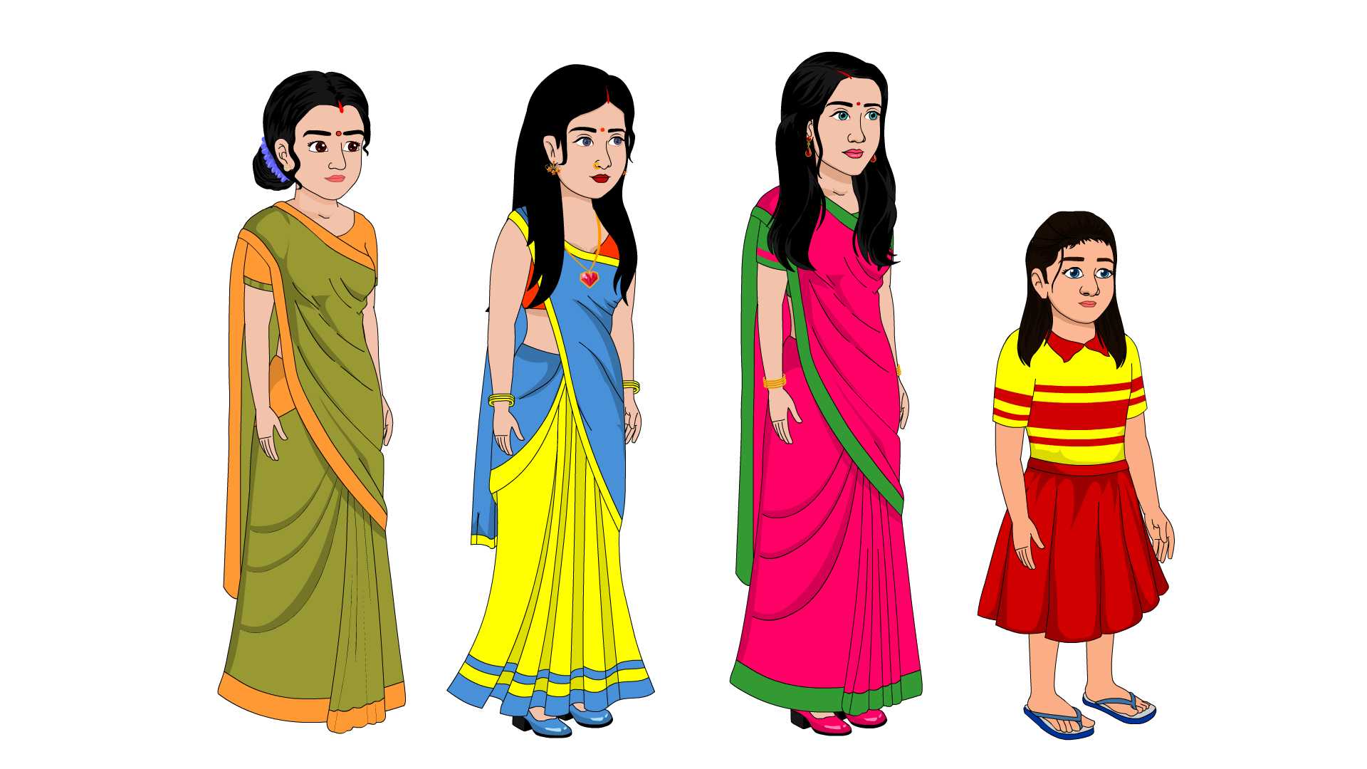 21 Ready-to-Animate 2D Cartoon Characters Pack for Adobe Animate - Image 3