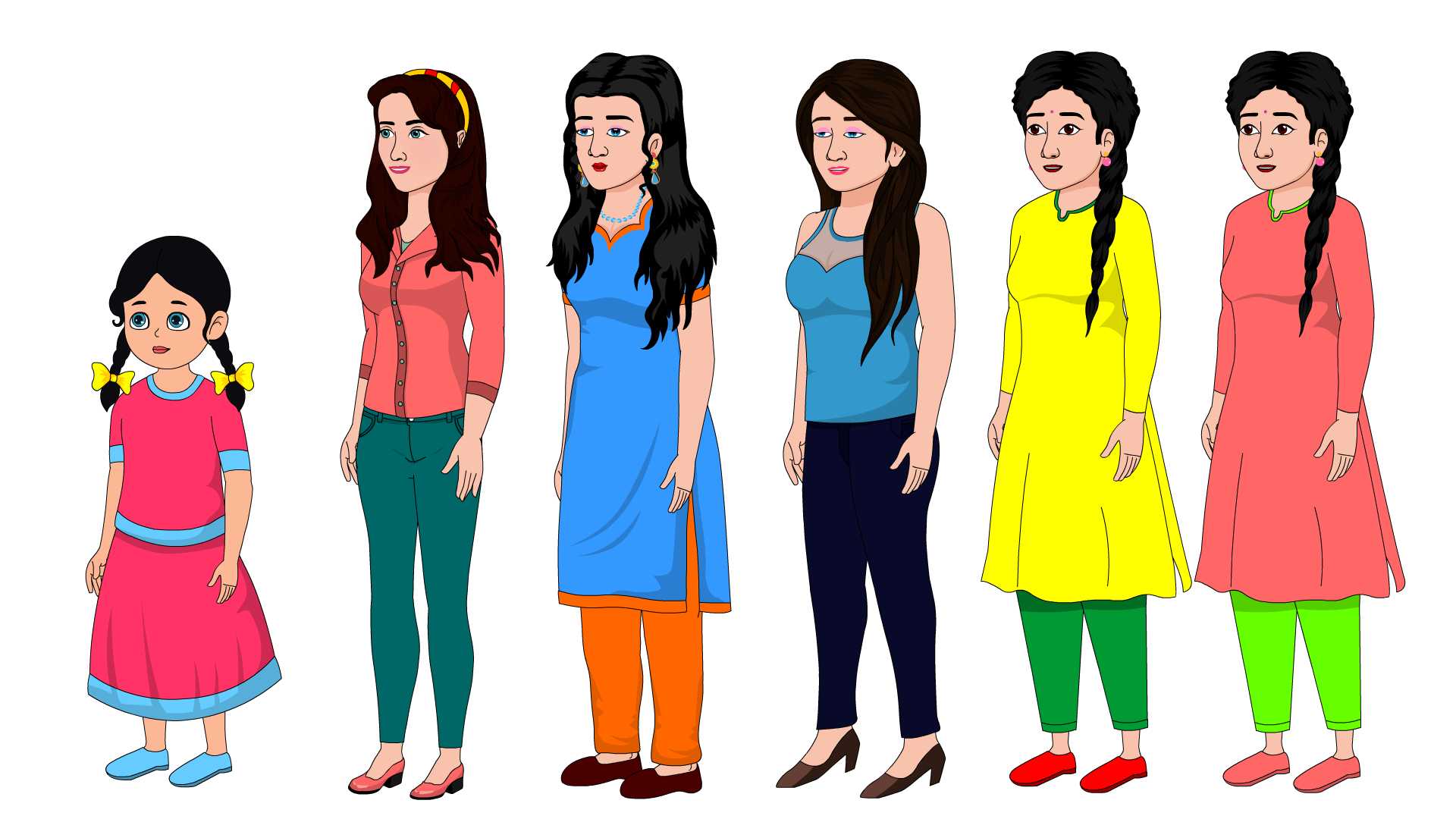 21 Ready-to-Animate 2D Cartoon Characters Pack for Adobe Animate - Image 4