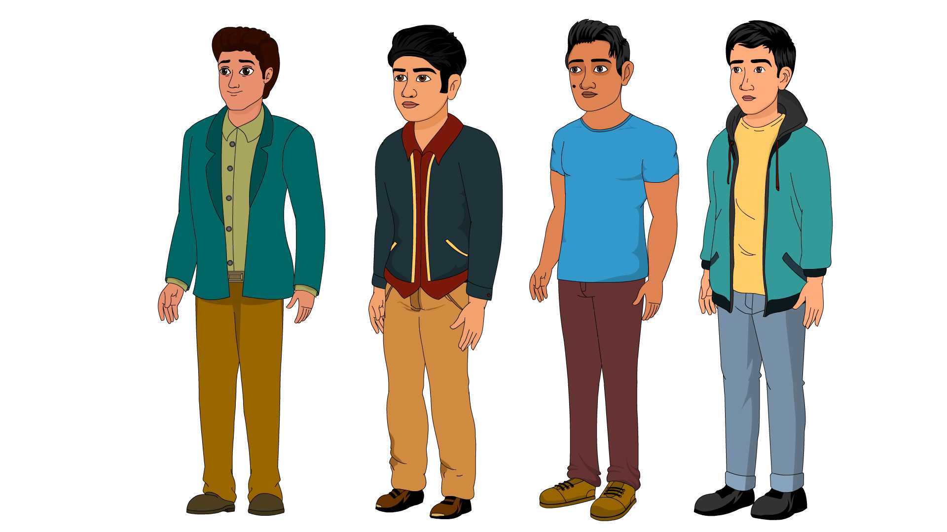 21 Ready-to-Animate 2D Cartoon Characters Pack for Adobe Animate - Image 6