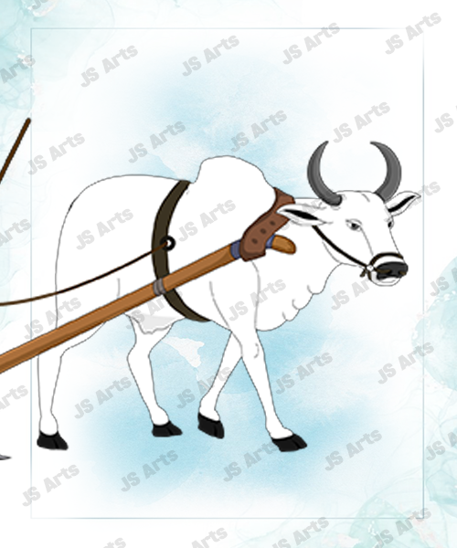 Bailgadi Cart Pack, Kisan Character – Rural Village Asset - Image 2